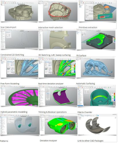 QuickSurface Pro 3D visszamodellező szoftver
