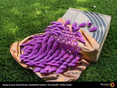 Fillamentum Extrafill PLA Traffic Purple nyomtatószál, ciklámen lila 750g