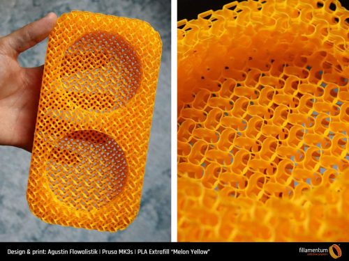 Fillamentum Extrafill PLA Melon Yellow nyomtatószál, narancssárga 750g