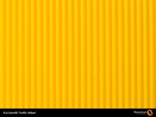 Fillamentum Extrafill PLA Traffic Yellow nyomtatószál, citromsárga, 1000g