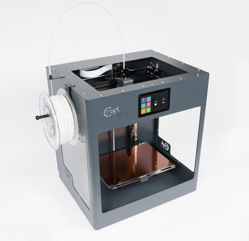 Craftbot FLOW 3D nyomtató, antracitszürke