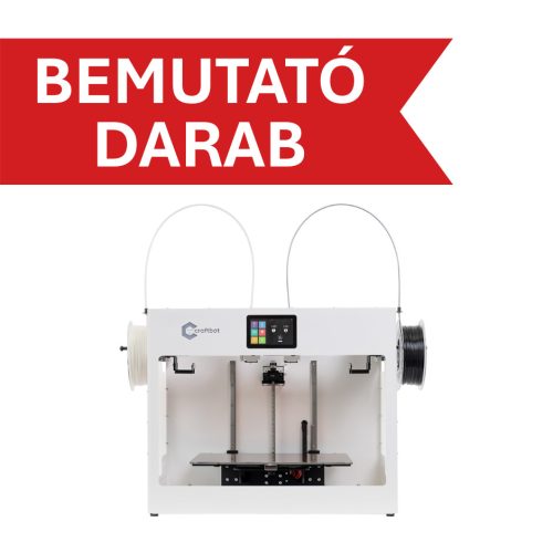 Craftbot FLOW IDEX 3D nyomtató, fehér - bemutató darab