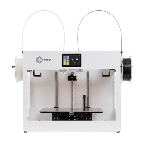 Craftbot FLOW IDEX 3D nyomtató, fehér - bemutató darab