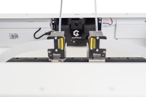 Craftbot FLOW IDEX 3D nyomtató, fehér - bemutató darab