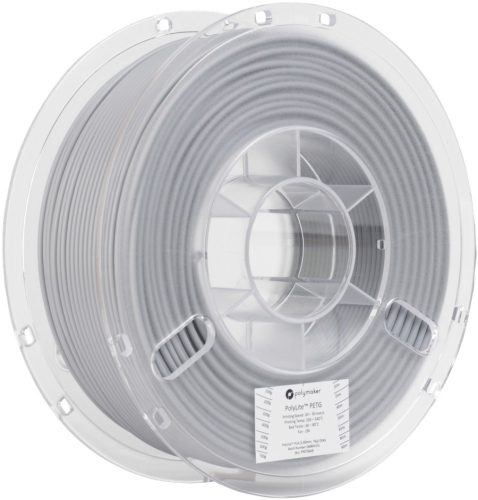 Polymaker PolyLite PETG Grey nyomtatószál, szürke