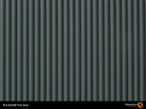 Fillamentum Extrafill PLA Iron Grey nyomtatószál, acél szürke, 1000g