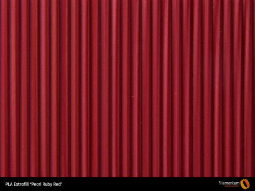 Fillamentum Extrafill PLA Pearl Ruby Red nyomtatószál, gyöngyház rubinvörös 1000g