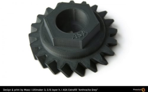 Fillamentum Extrafill ASA Anthracite Grey nyomtatószál, antracit szürke