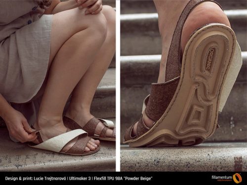 Fillamentum Flexfill TPU 98A Powder Beige nyomtatószál, púder bézs