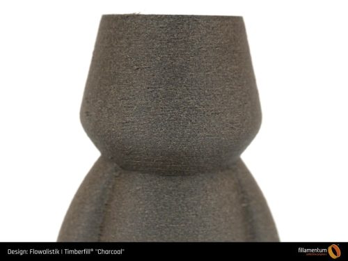 Fillamentum Timberfill Charcoal fahatású, fekete árnyalatú nyomtatószál