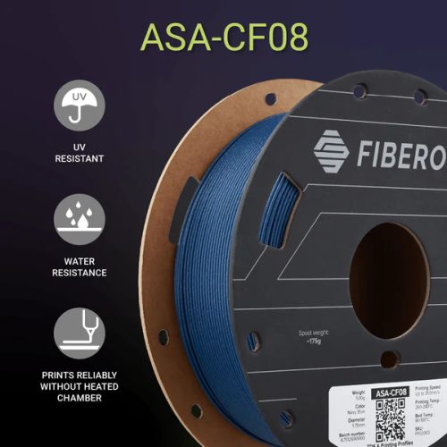 Polymaker Fiberon ASA-CF08 Navy Blue nyomtatószál, farmer kék