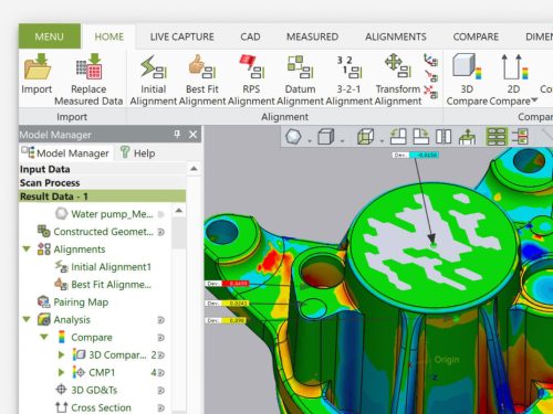 Geomagic Control X Professional minőségellenőrző CAD szoftver