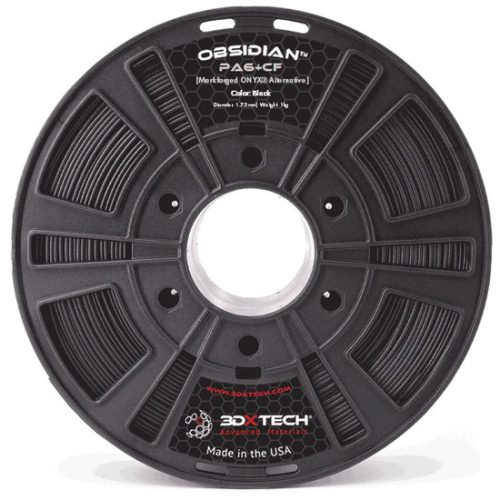 3DXTech Obsidian PA6+CF nyomtatószál, 1000 g