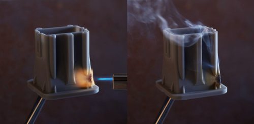 Formlabs Flame Retardant resin (Form 3; tűzgátló műgyanta)