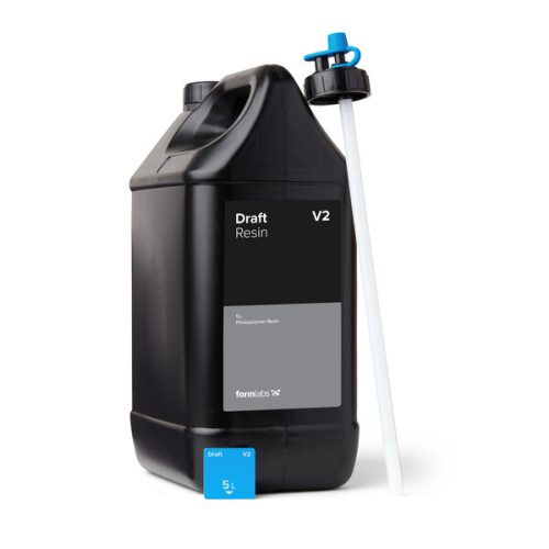 Formlabs Draft V2 resin (Form 3; gyors nyomtatási sebességű műgyanta; 5 liter)