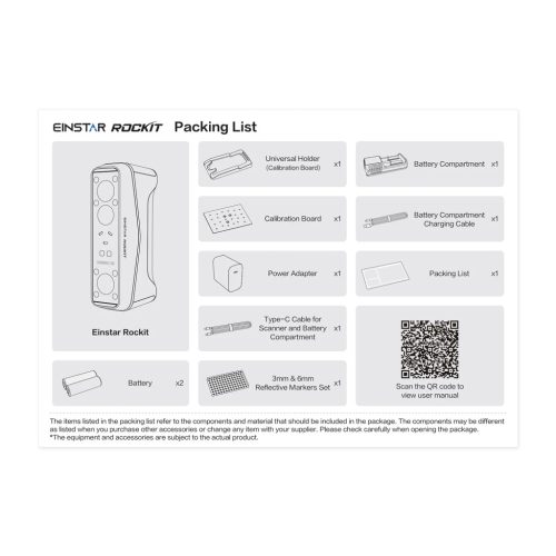 EinStar Rockit 3D szkenner