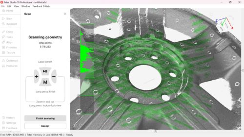 Artec Point 3D szkenner - Oktatási Csomag