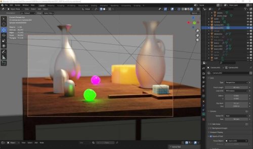 Blender 3D modellezés tanfolyam (online, 8x3 óra)