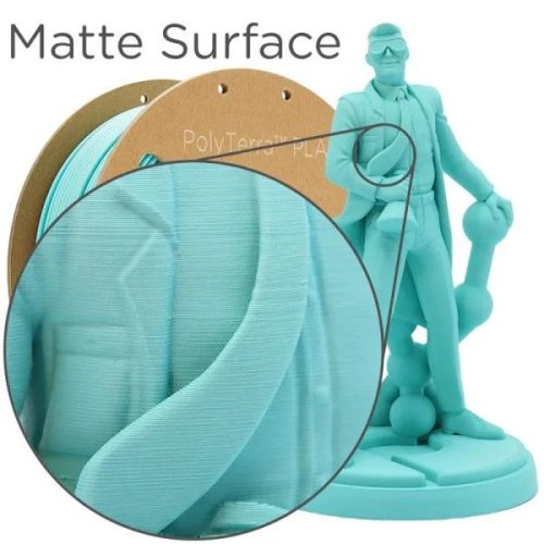 Polymaker PolyTerra PLA Arctic Teal nyomtatószál, türkizkék