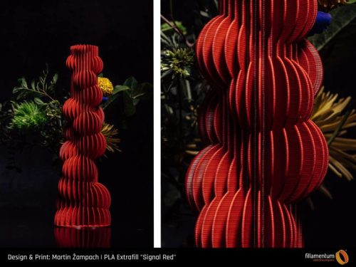 Fillamentum Extrafill PLA Signal Red nyomtatószál, vörös 750g