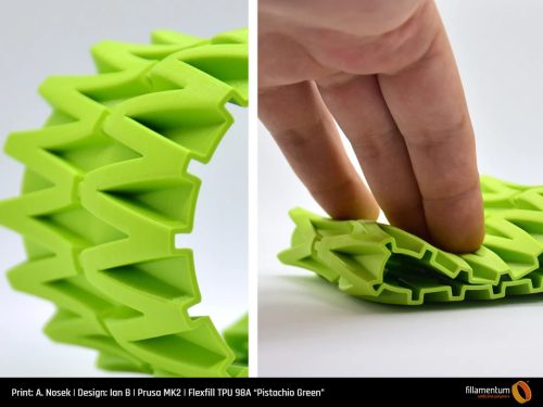 Fillamentum Flexfill TPU 98A Pistachio Green nyomtatószál, pisztácia zöld
