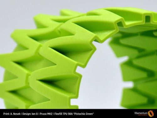 Fillamentum Flexfill TPU 98A Pistachio Green nyomtatószál, pisztácia zöld