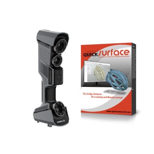 FreeScan Trio 3D szkenner és QuickSurface Pro szoftver csomag
